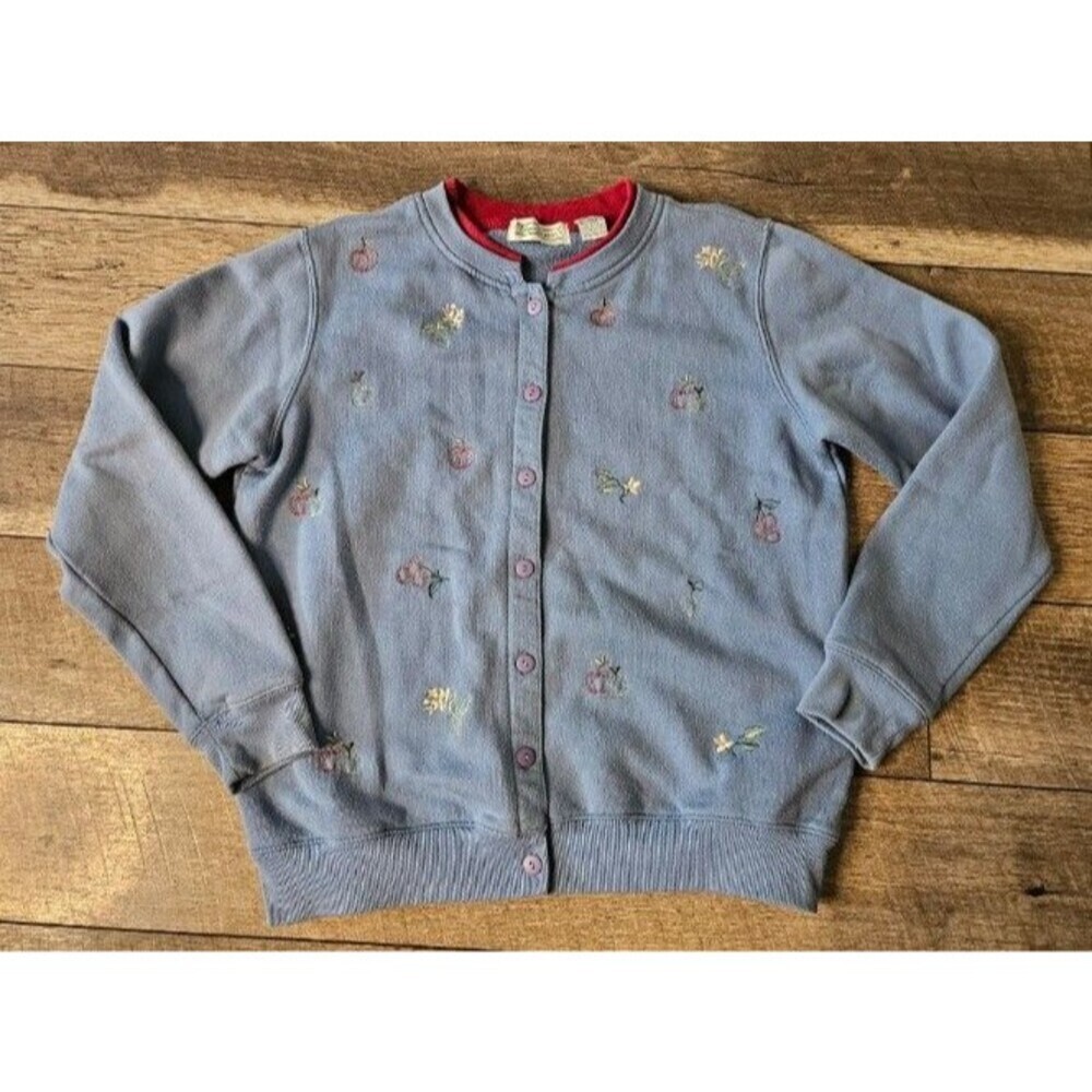 Shenanigans Vintage Cardigan Sweater Cottagecore Grandmacore Medium - Picture 2 of 7